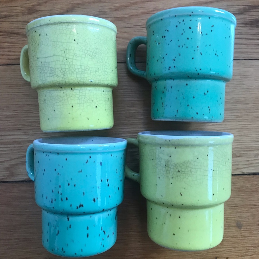 Vintage Coffee Mugs (4) - Picture 2 of 6